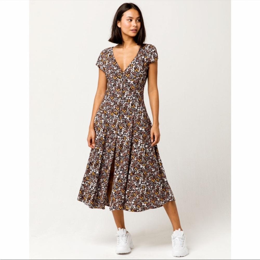O’Neill Reinna Floral Midi Dress